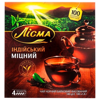 Lisma Indian Strongg black tea 100*1.8g - buy, prices for Auchan - photo 2