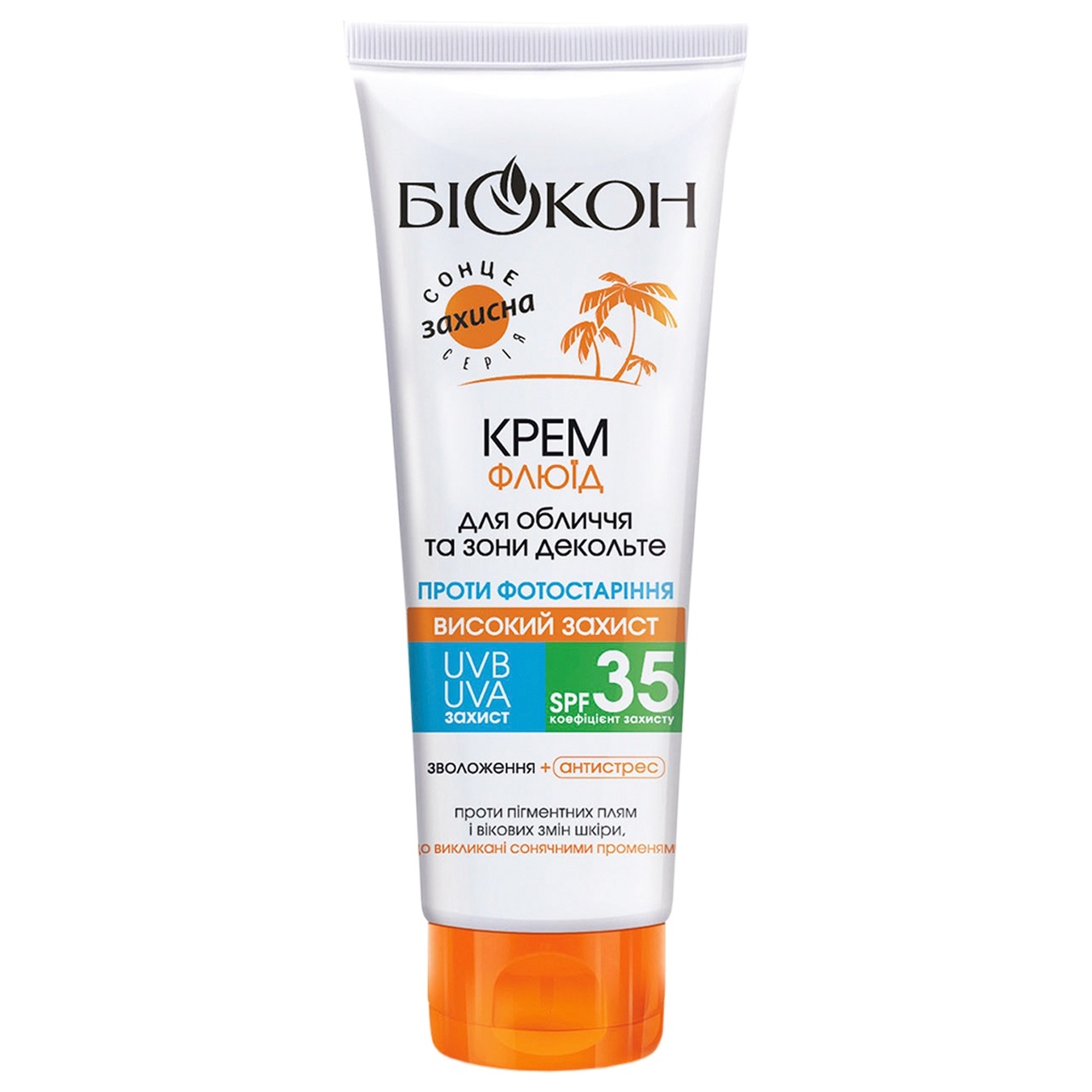 

Крем-флюид Биокон для лица и зоны декольте SPF35 75мл