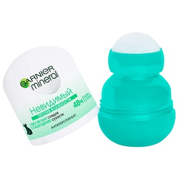 Дезодорант Garnier Mineral Невидимий проти вологості кульковий 50мл - купити, ціни на - фото 3