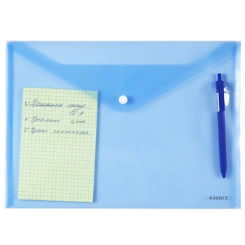 Axent Folder A4 on Button blue - buy, prices for ULTRAMARKET - photo 2