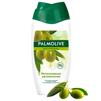 Гель-крем для душа Palmolive Натурэль Интенсивное увлажнение Олива и увлажняющее молочко 250мл - купить, цены на ЕКО Маркет - фото 2