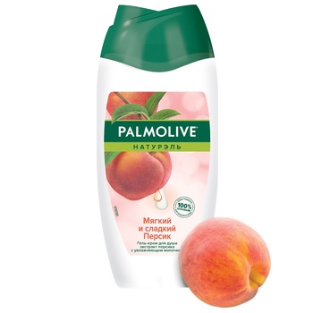 Гель-крем для душа Palmolive Натурель Мягкий и сладкий персик 250мл - купить, цены на МегаМаркет - фото 2