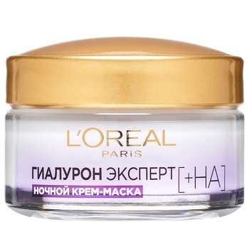 Крем-маска для лица L’Oreal Paris Гиалурон Эксперт ночной 50мл - купить, цены на Auchan - фото 3