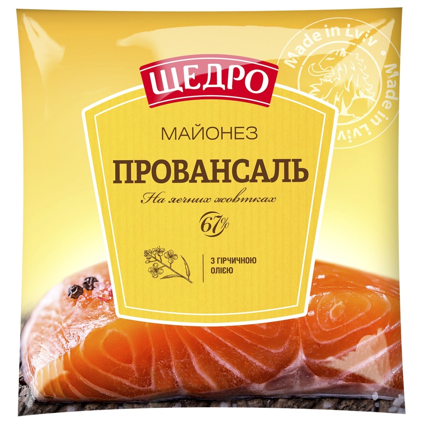 

Майонез Щедро провансаль 67% 380г