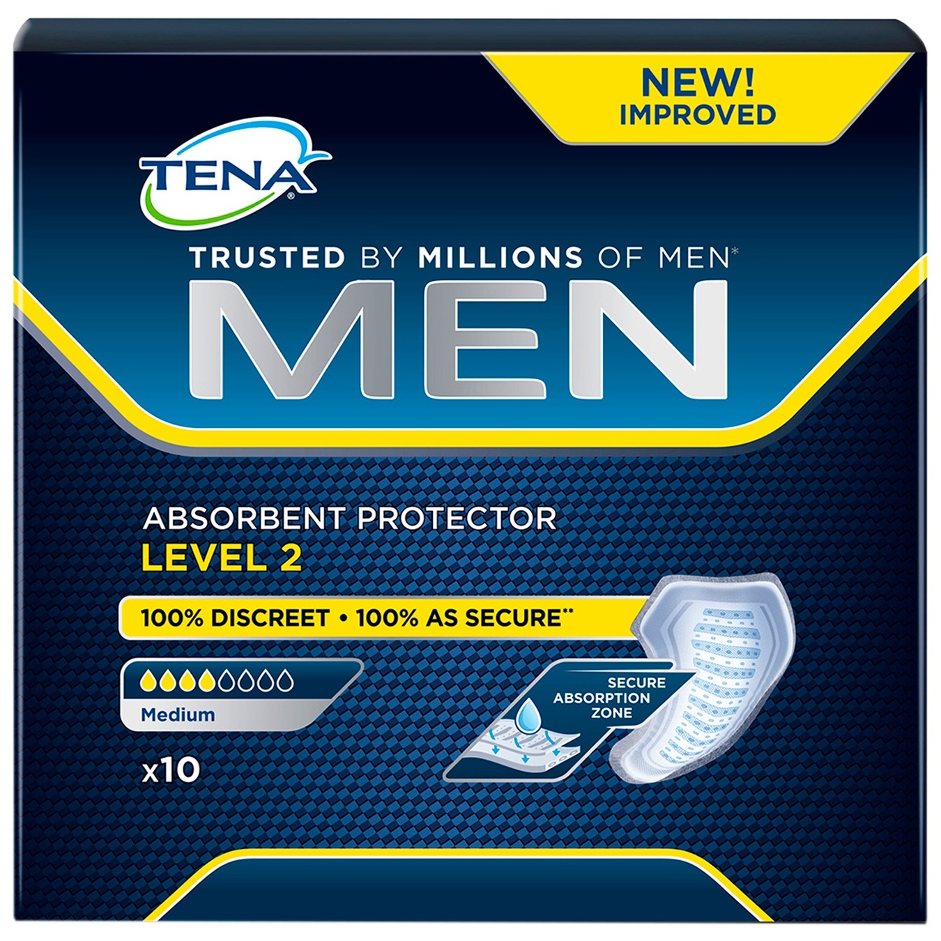 

Прокладки урологические Tena Men 2 для мужчин 10шт