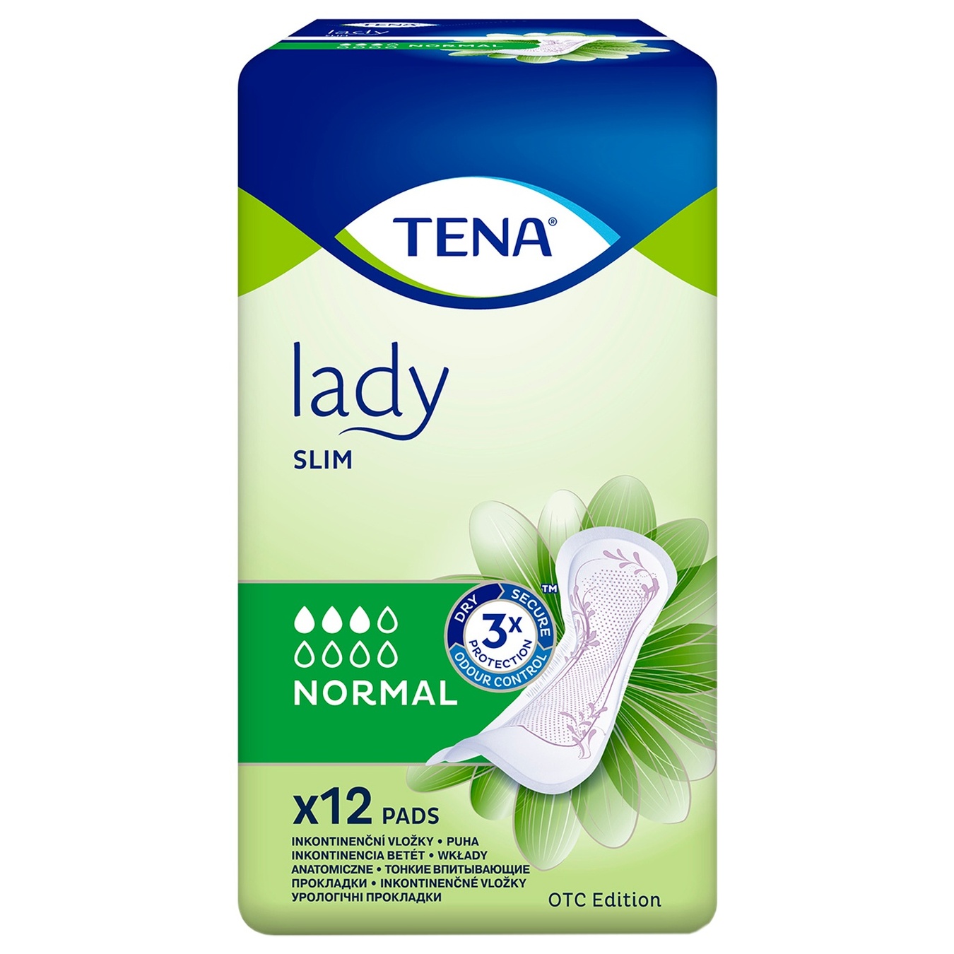 

Прокладки Tena Lady Slim Normal урологічні жіночі 3 крапельки 12шт