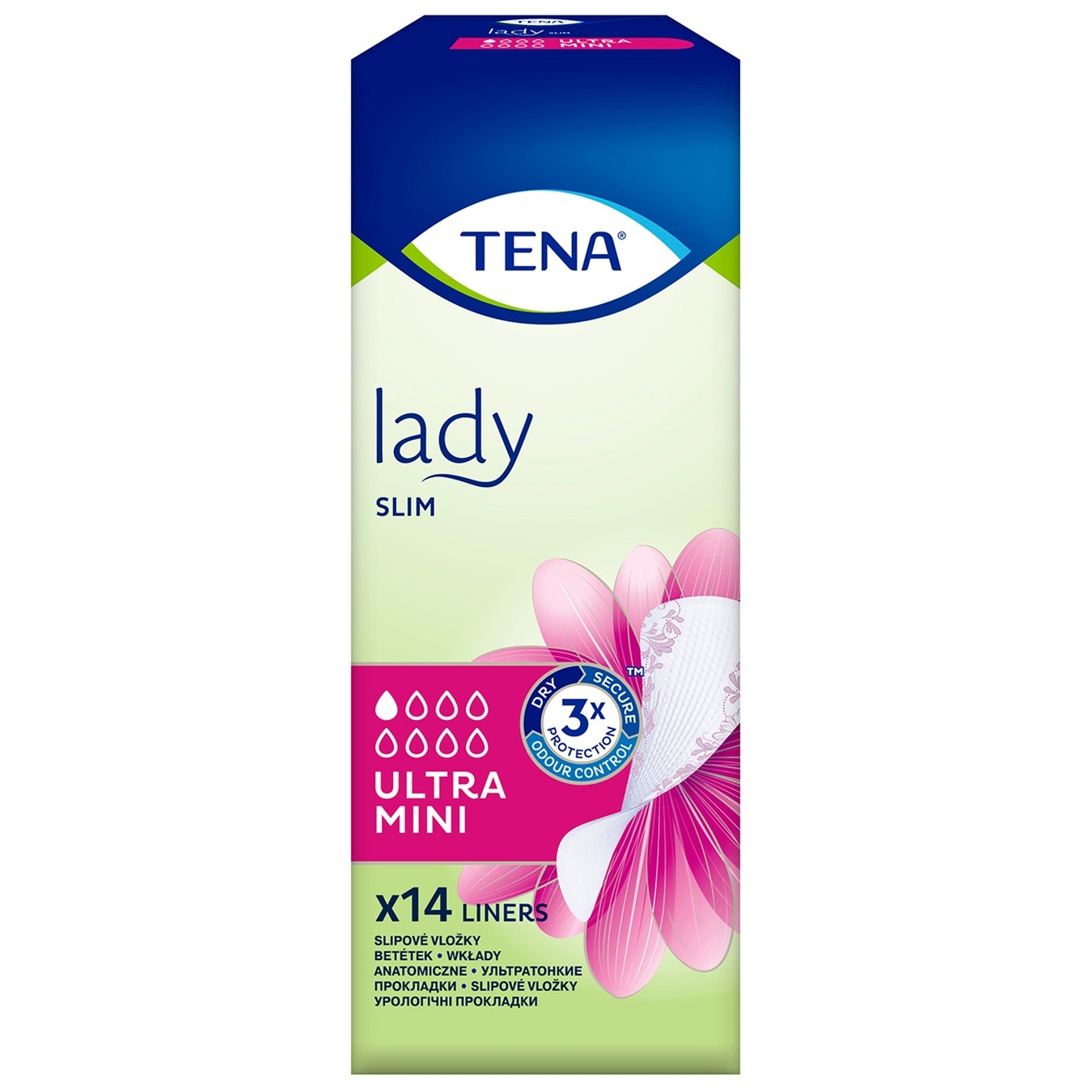 

Прокладки урологические Tena Lady Slim Ultra Mini женские 14шт