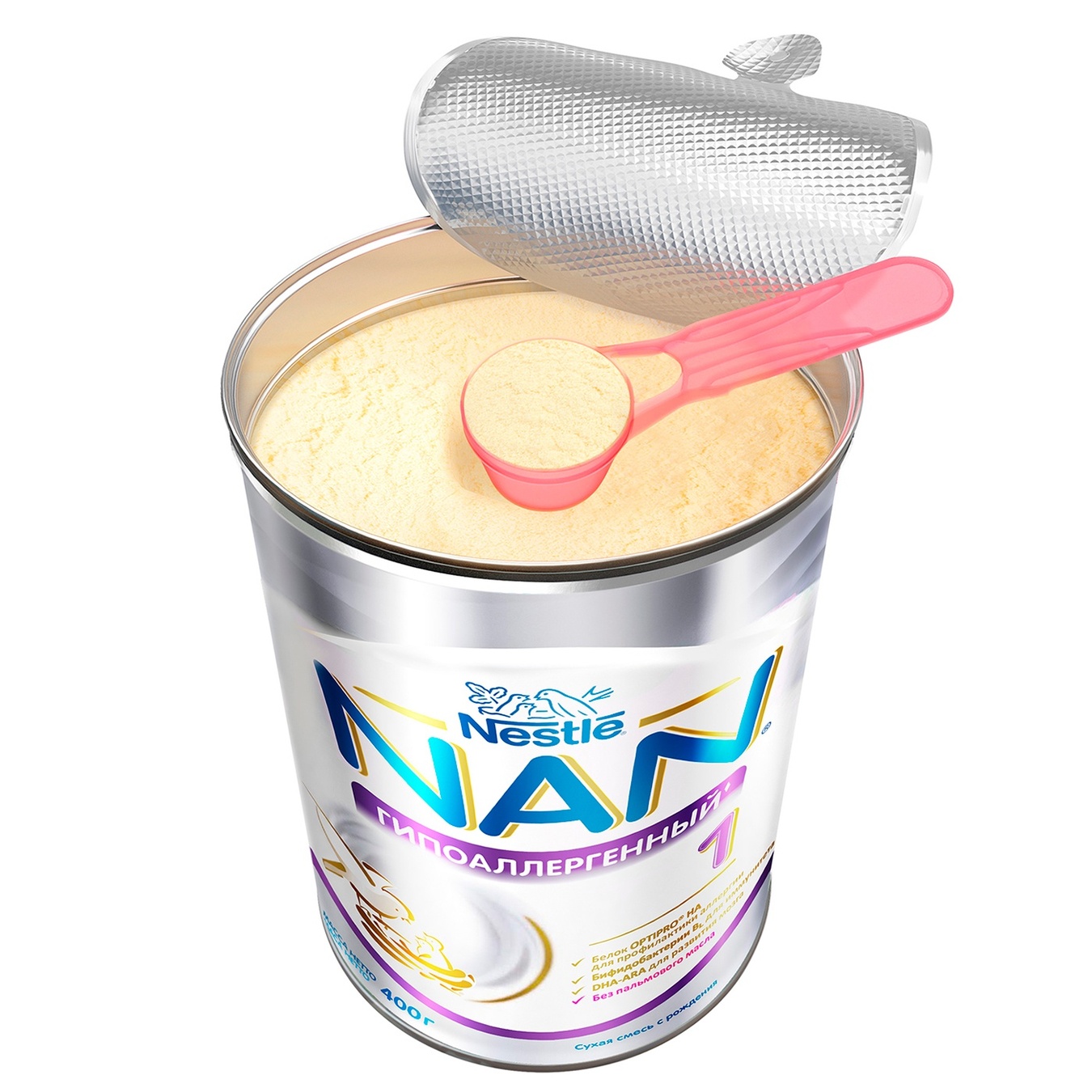 

Смесь сухая Nestle Nan Гипоаллергенный 1 Optipro с рождения 400г