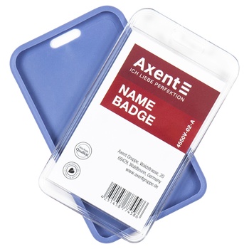 Axent SoftTouch Badge Cover 54x85mm blue - buy, prices for ULTRAMARKET - photo 6