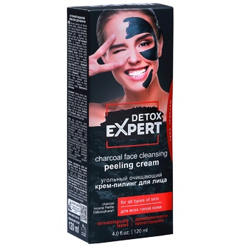 Detox Expert Charcoal Cleansing For Face Cream 120ml - buy, prices for Vostorg - photo 3