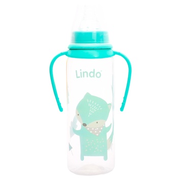 Lindo LI 141 with Handles and Silicone Pacifier Bottle 250ml - buy, prices for - photo 2