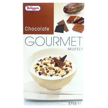 Мюсли Bruggen Gourmet шоколадные 375г