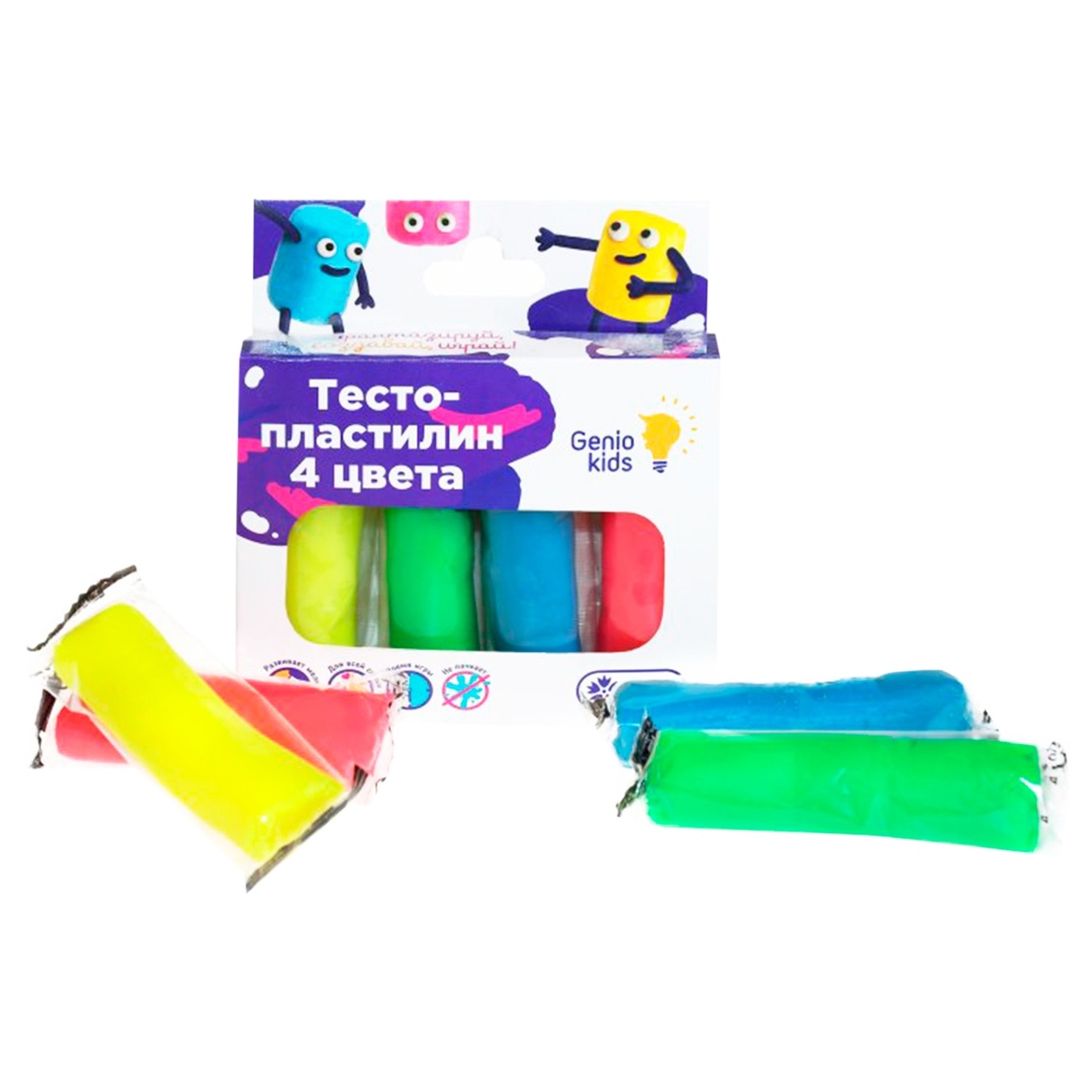

Тесто-пластилин Genio Kids набор для лепки