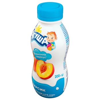 Agusha Peach Yogurt 2.7% 200g - buy, prices for NOVUS - photo 2