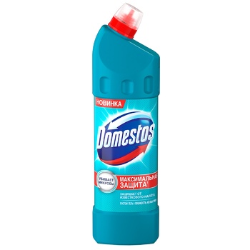 Засіб дезинфікуючий Domestos Свіжість Атлантики 1л - купити, ціни на Auchan - фото 3