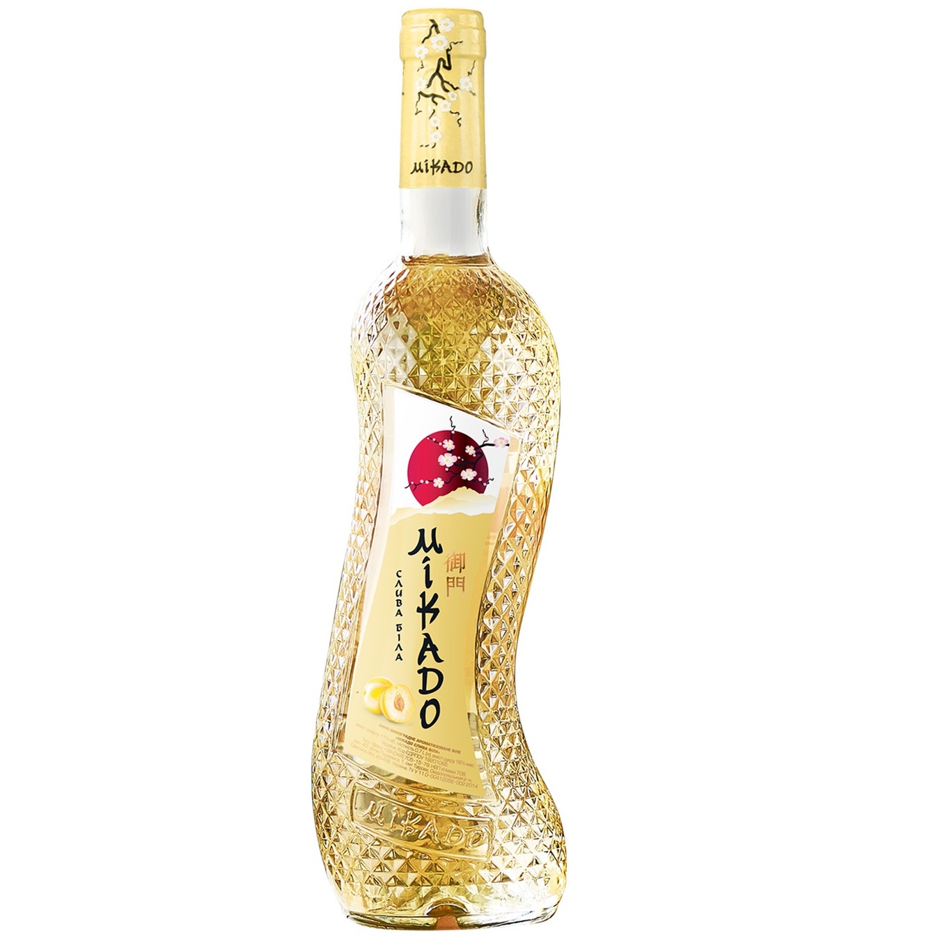 

Вино Mikado Слива Белая ароматизированное белое 11% 0,7л