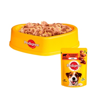 Корм для собак Pedigree с говядиной в желе 100г - купить, цены на Auchan - фото 5