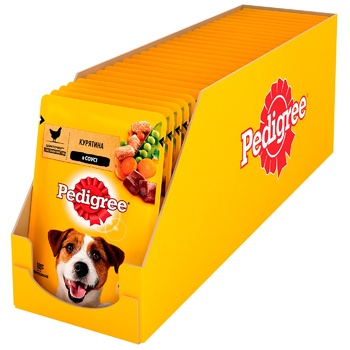 Корм Pedigree с курицей и овощами в соусе для собак 100г - купить, цены на Auchan - фото 4