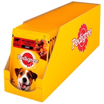 Корм Pedigree мікс яловичини та ягняти в соусі для собак 100г - купити, ціни на Auchan - фото 5