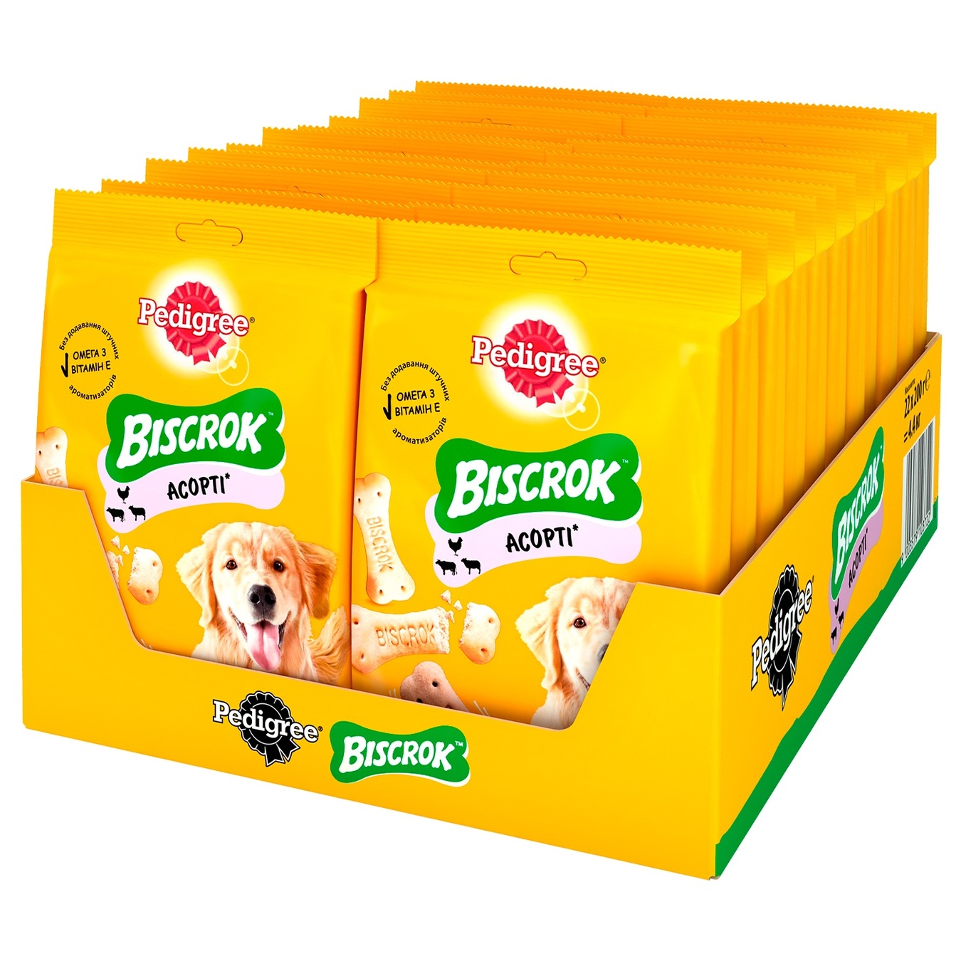 

Лакомство для собак Pedigree Biscrok 200г