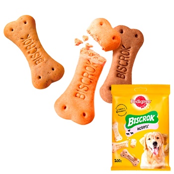 Ласощі для собак Pedigree Biscrok 200г - купити, ціни на ЕКО Маркет - фото 4