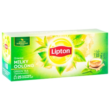 Чай зеленый Lipton Oriental Milky Oolong с ароматом молока 25шт*1,6г - купить, цены на Auchan - фото 5