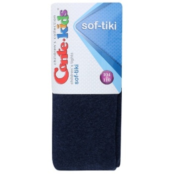 Колготки Conte Kids Sof-Tiki дитячі бавовняні темно-сині 104-110р - купити, ціни на - фото 1