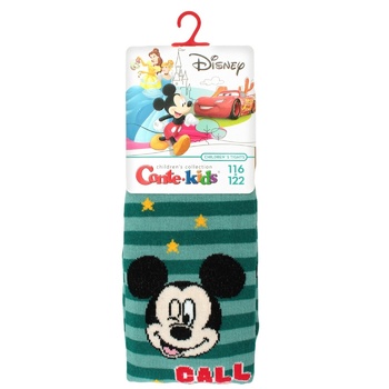 Колготи Conte-kids Disney дитячі темно-бірюзові 116-122р - купити, ціни на - фото 1