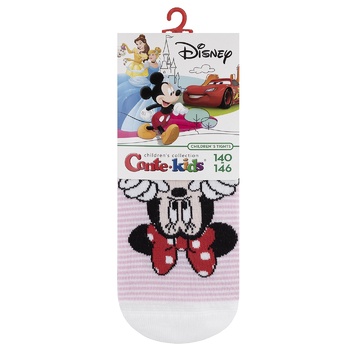 Колготи Conte-kids Disney дитячі світло-рожеві 140-146р - купити, ціни на ULTRAMARKET - фото 1