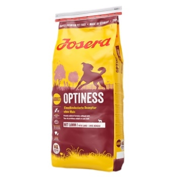 Корм сухий Josera Optiness з ягням для дорослих собак 900г - купити, ціни на ULTRAMARKET - фото 1