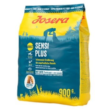 Корм Josera Sensi Plus сухий з м'ясом качки та рисом для собак 900г - купити, ціни на МегаМаркет - фото 1