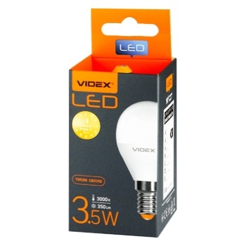 Videx LED Lamp G45e 3.5W E14 3000K - buy, prices for Auchan - photo 3