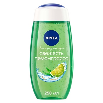 Гель-догляд для душу Nivea Лемонграс з крапельками олії 250мл - купити, ціни на NOVUS - фото 3