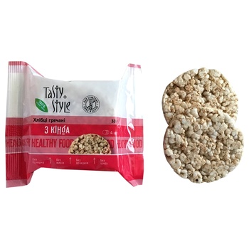 Tasty Style Buckwheat Crispbread with Quinoa 4pcs 30g - buy, prices for Auchan - photo 3