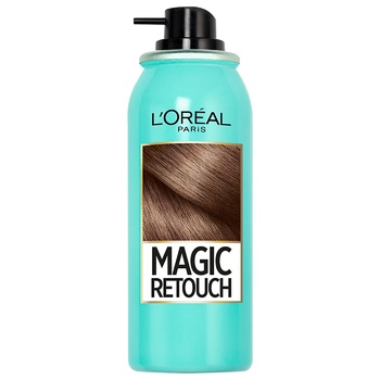 Спрей L'Oreal Paris Magic Retouch тонирующий каштановый для мгновенного закрашивания отросших корней волос 75мл - купить, цены на МегаМаркет - фото 2