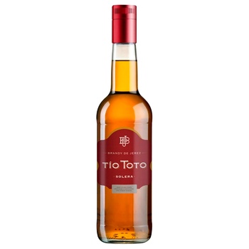 Jose Estevez Tio Toto Solera Brandy 36% 0.7l - buy, prices for Za Raz - photo 1