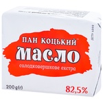 Масло Пан Коцький солодковершкове екстра 82,5% 200г