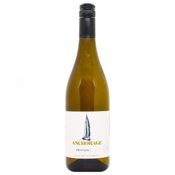 Anchorage Pinot Gris White Dry Wine 12.5% 0.75l - buy, prices for ULTRAMARKET - photo 1