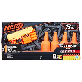 Набор игровой Hasbro Nerf Alpha Strike Fang QS4 бластер и мишени - купить, цены на МегаМаркет - фото 1