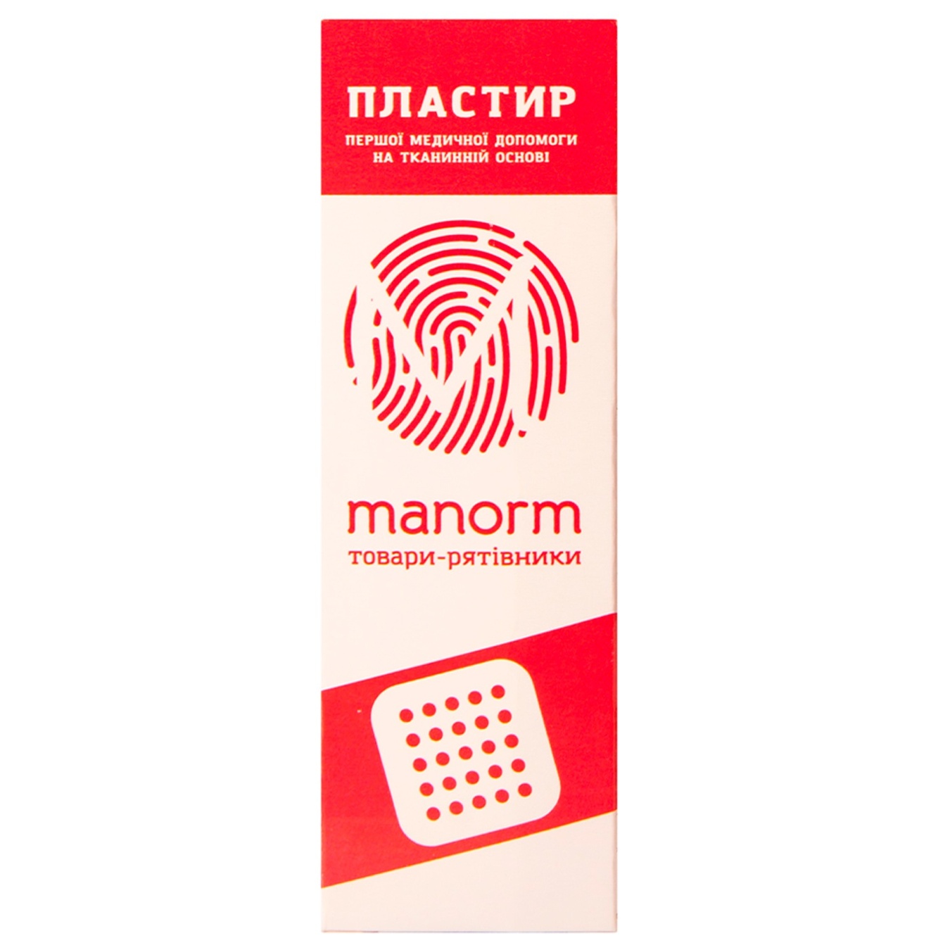 

Пластырь Manorm на тканевой основе 1,9х7,2см 10шт