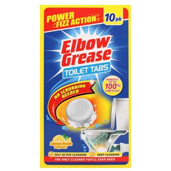 Засіб чистячий Elbow Grease Лимон таблетки для унітазу 10шт*30г - купити, ціни на NOVUS - фото 1