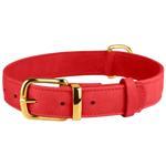 Barksi BronzeDog Crazy шкіряний нашийник для собак XXS - червоний