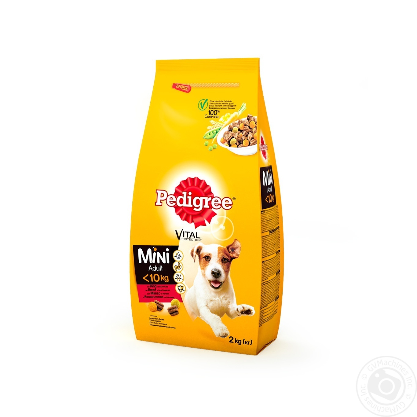 

Корм сухой Pedigree для малых собак говядина овощи 2кг