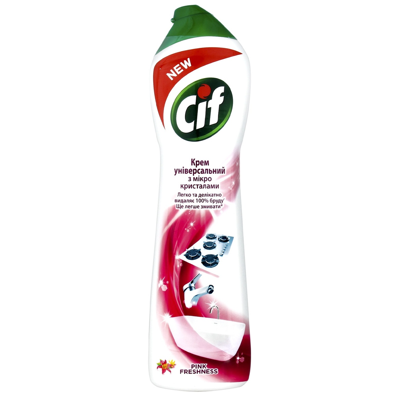 

Cif Aroma Чистящий крем Розовая свежесть 500мл