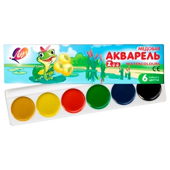 Акварель Луч Zoo 6 кольорів - купити, ціни на ULTRAMARKET - фото 3