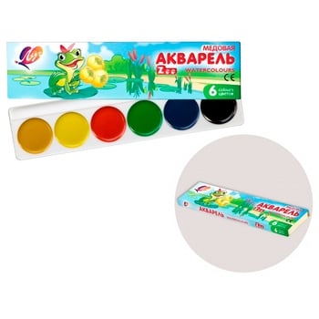 Luch Zoo Watercolours 6colors - buy, prices for ULTRAMARKET - photo 2