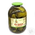 S Babushkinoy Gryadki Canned Cucumbers 3kg