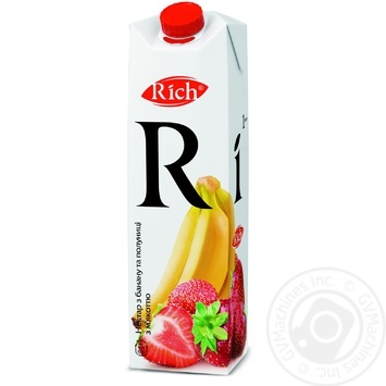 Нектар Rich Банан и клубника 1л купить, цены на МегаМаркет - фото 2