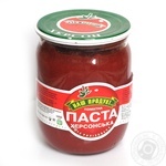 Tomato paste Nash produkt Kherson 530g glass jar