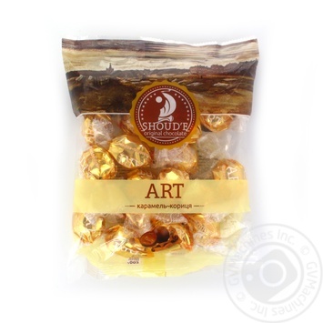 Цукерки Shoud`e Art карамель-кориця 200г купити, ціни на МегаМаркет - фото 1